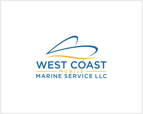 Logo Design entry 2814465 submitted by terbang to the Logo Design for West coast Mobile Marine Service LLC run by Julieb8760