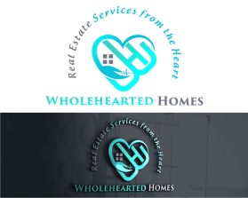 Logo Design Entry 2815686 submitted by wildbloom to the contest for Wholehearted Homes Real Estate By Dar and Partners run by wholehearted