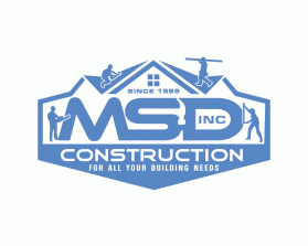 Logo Design entry 2817351 submitted by artsword to the Logo Design for MSD CONSTRUCTION INC. run by Wantbest