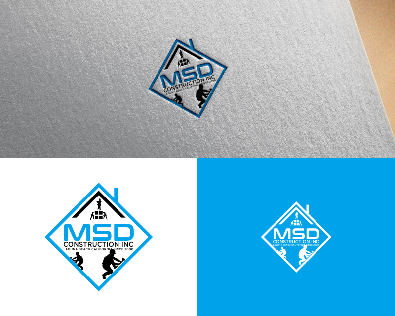 Logo Design entry 2816967 submitted by art dent to the Logo Design for MSD CONSTRUCTION INC. run by Wantbest