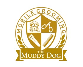 Logo Design Entry 2821494 submitted by Phambura to the contest for The Muddy Dog Mobile Grooming run by usndsd