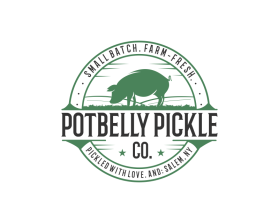 Logo Design entry 2817254 submitted by me&you to the Logo Design for Potbelly Pickle Co. run by jenniferm