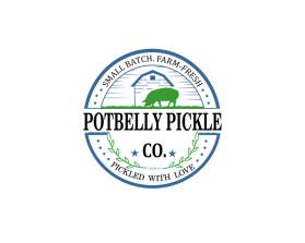 Logo Design Entry 2818163 submitted by Dreee3_Studio to the contest for Potbelly Pickle Co. run by jenniferm