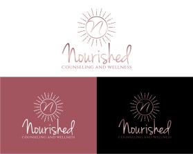 Logo Design entry 2818507 submitted by binbin design to the Logo Design for Nourished Counseling and Wellness run by Snyd5166