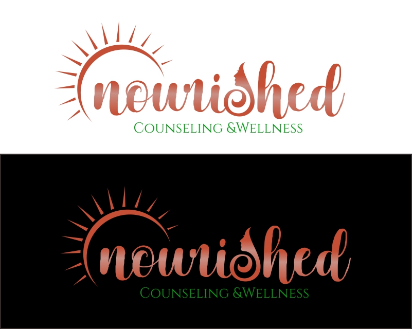 Logo Design entry 2821414 submitted by Ilham Fajri to the Logo Design for Nourished Counseling and Wellness run by Snyd5166