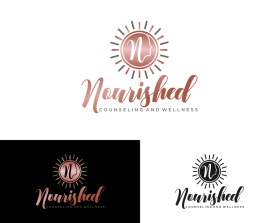 Logo Design entry 2817366 submitted by joegdesign to the Logo Design for Nourished Counseling and Wellness run by Snyd5166