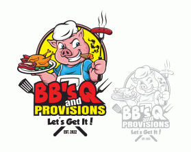 Logo Design entry 2825913 submitted by ekowahyu to the Logo Design for BB's Q and Provisions run by Bossuot