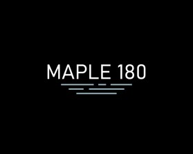 Logo Design entry 2819414 submitted by Jagad Langitan to the Logo Design for Maple 180 run by lwiese