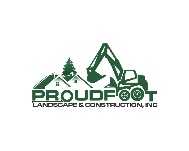 Logo Design entry 2822909 submitted by Erlando to the Logo Design for Proudfoot Landscape & Construction, Inc. run by klongoni