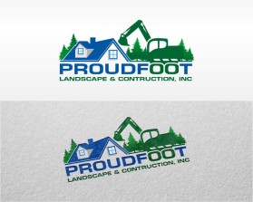 Logo Design Entry 2830988 submitted by mustafin to the contest for Proudfoot Landscape & Construction, Inc. run by klongoni