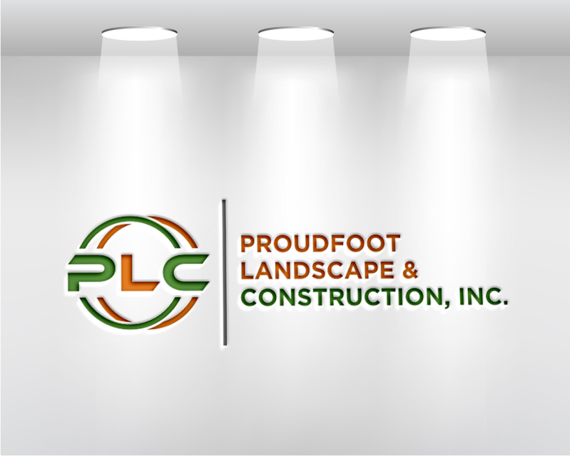 Logo Design entry 2831719 submitted by jannatan to the Logo Design for Proudfoot Landscape & Construction, Inc. run by klongoni