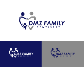 Logo Design Entry 2819425 submitted by paczgraphics to the contest for Diaz Family Dentistry run by Mdiaz142