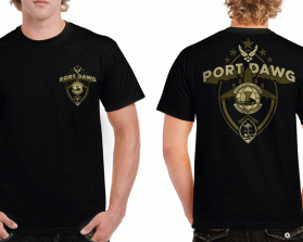 T-Shirt Design Entry 2825247 submitted by FactoryMinion to the contest for Port Dawg run by benguerrero