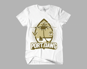T-Shirt Design Entry 2827433 submitted by Maulana85 to the contest for Port Dawg run by benguerrero