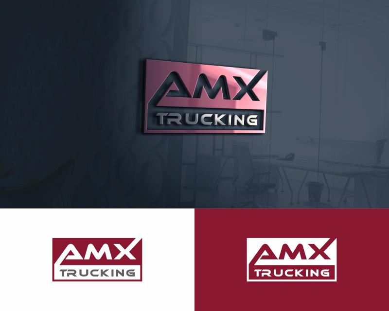 Logo Design entry 2828372 submitted by ecriesdiyantoe to the Logo Design for www.amxtrucking.com run by EiCo