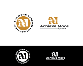 Logo Design entry 2832602 submitted by logoGamerz to the Logo Design for Achieve More Apparel run by kfrisby