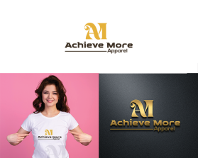 Logo Design Entry 2831370 submitted by logoGamerz to the contest for Achieve More Apparel run by kfrisby