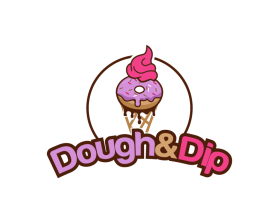 Logo Design Entry 2823350 submitted by paczgraphics to the contest for Dough & Dip run by Rybred