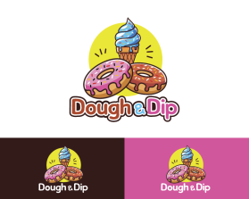 Logo Design Entry 2823088 submitted by Artezza to the contest for Dough & Dip run by Rybred
