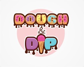 Logo Design Entry 2822960 submitted by wongsanus to the contest for Dough & Dip run by Rybred