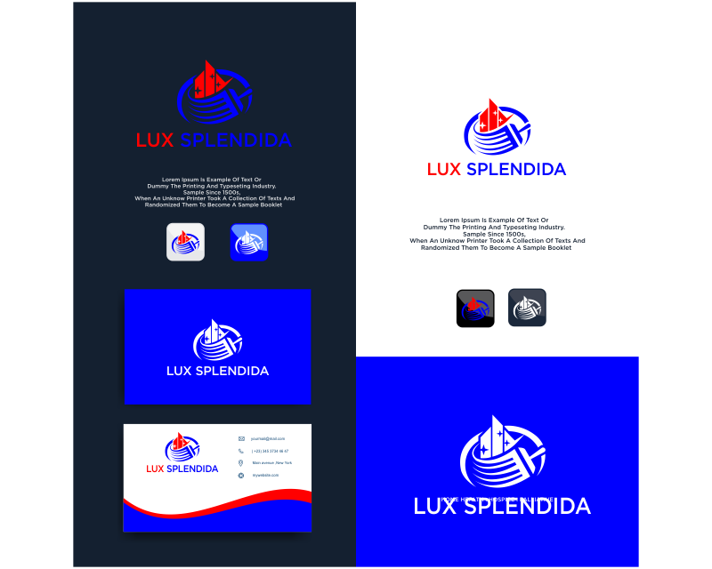 Business Card & Stationery Design entry 2828865 submitted by art dent to the Business Card & Stationery Design for Lux Splendida run by iContractServices