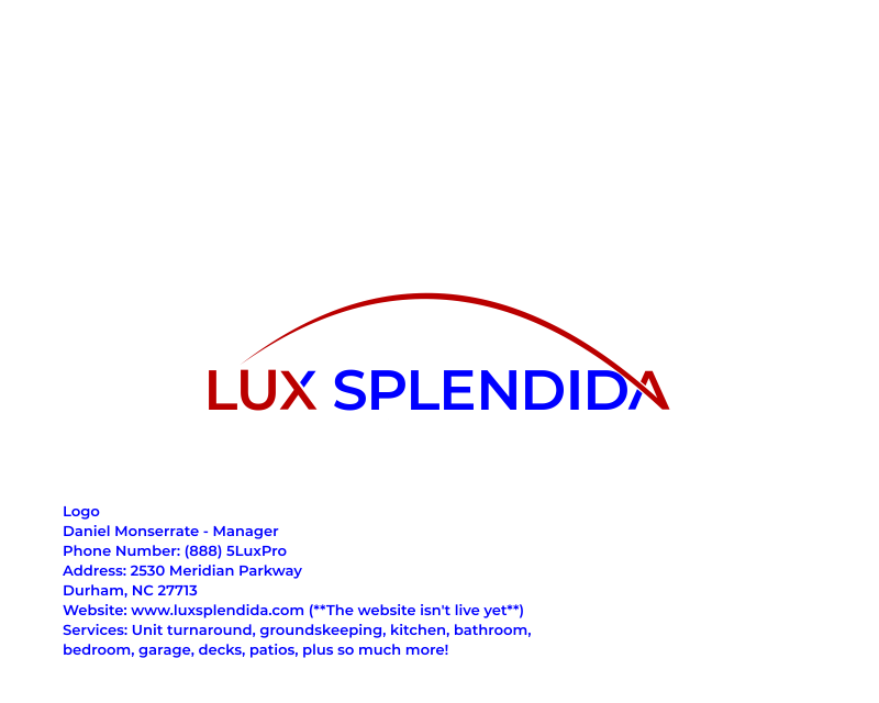 Business Card & Stationery Design entry 2824046 submitted by wahyu16 to the Business Card & Stationery Design for Lux Splendida run by iContractServices