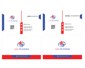 Business Card & Stationery Design Entry 2929651 submitted by logoGamerz to the contest for Lux Splendida run by iContractServices