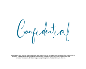 Logo Design entry 2824236 submitted by mannat1922z to the Logo Design for confidential. run by Sourcereur