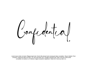 Logo Design entry 2824235 submitted by Axeen to the Logo Design for confidential. run by Sourcereur