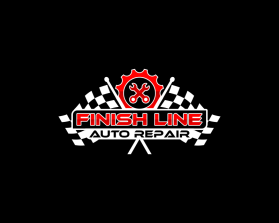 Logo Design entry 2827145 submitted by binbin design to the Logo Design for Finish Line Auto Repair run by travisburk
