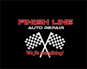 Logo Design Entry 2824145 submitted by Ilham Fajri to the contest for Finish Line Auto Repair run by travisburk