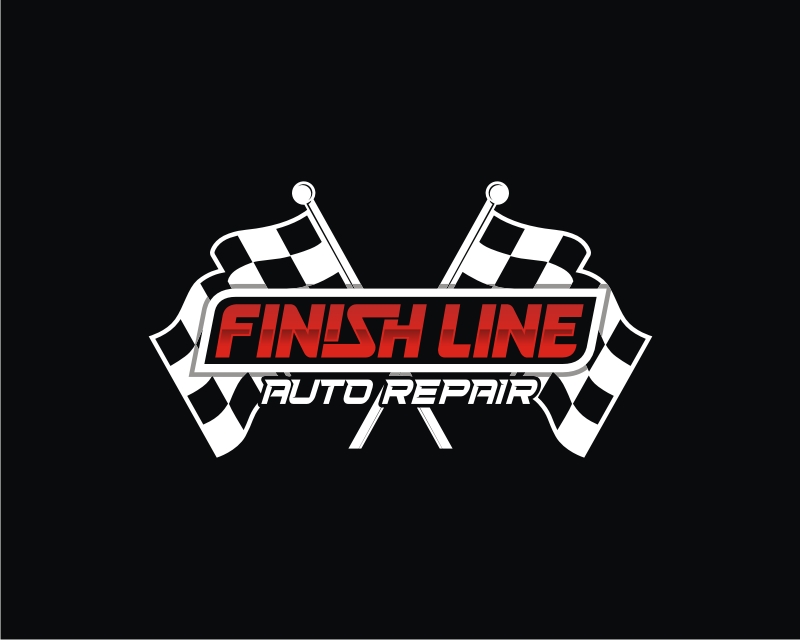 Logo Design entry 2831364 submitted by alpha-dash to the Logo Design for Finish Line Auto Repair run by travisburk