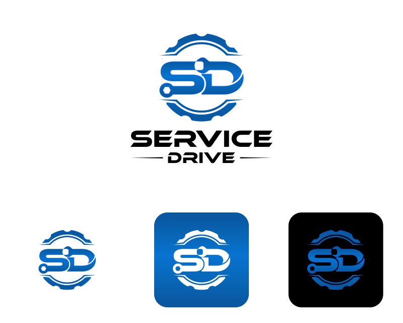 Logo Design entry 2839136 submitted by nosukar to the Logo Design for Service Drive run by Truckexpert