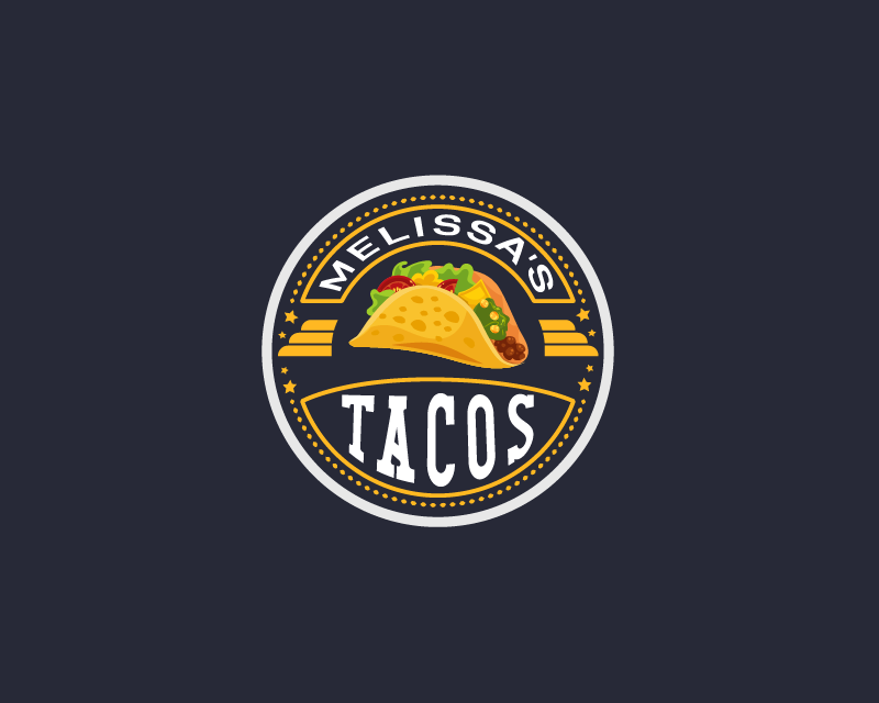 Logo Design entry 2858550 submitted by logoGamerz to the Logo Design for Melissa's Tacos run by doglover