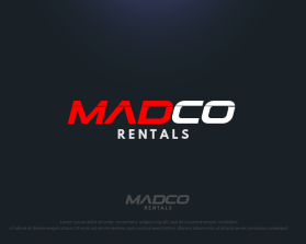 Logo Design Entry 2840205 submitted by logoGamerz to the contest for Madco Rentals run by Kodili90