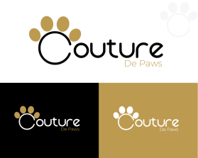 Logo Design Entry 2843304 submitted by farahlouaz to the contest for Couture De Paws run by radiantbeauty