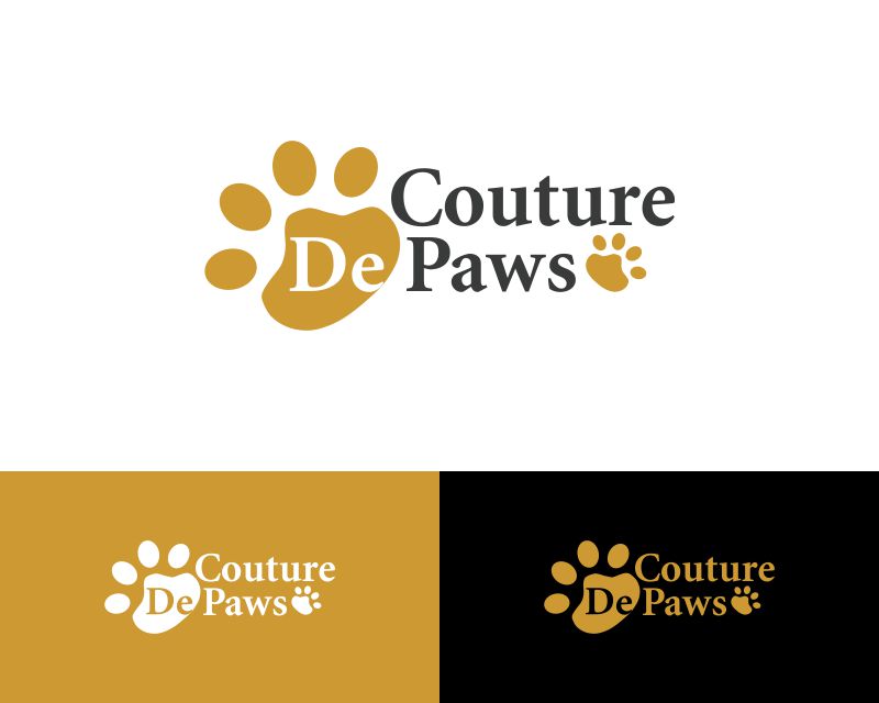 Logo Design entry 2847679 submitted by Nuning to the Logo Design for Couture De Paws run by radiantbeauty