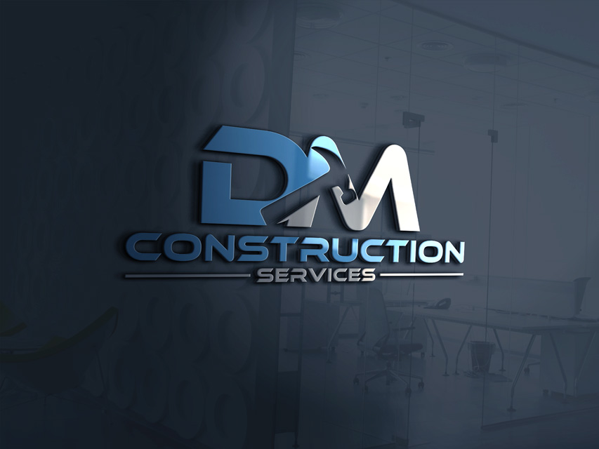 Logo Design entry 2846672 submitted by MuhammadR to the Logo Design for DM Construction Services run by dcandelaria394