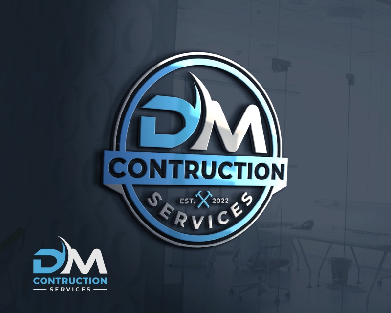 Logo Design entry 2843012 submitted by Armchtrm to the Logo Design for DM Construction Services run by dcandelaria394