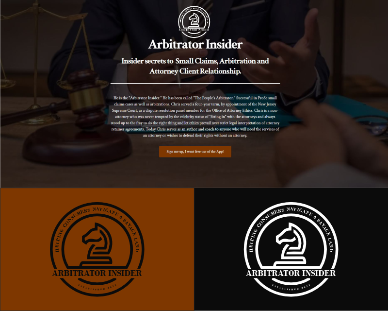 Logo Design entry 2847327 submitted by miledesign to the Logo Design for Arbitrator Insider run by procurement@transactionx.com