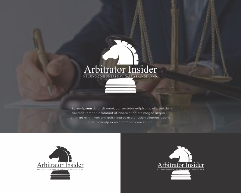 Logo Design entry 2854231 submitted by ecriesdiyantoe to the Logo Design for Arbitrator Insider run by procurement@transactionx.com
