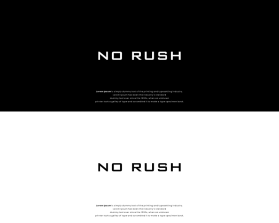 Logo Design entry 2847803 submitted by Emily_art to the Logo Design for “No Rush” run by Adambomb72