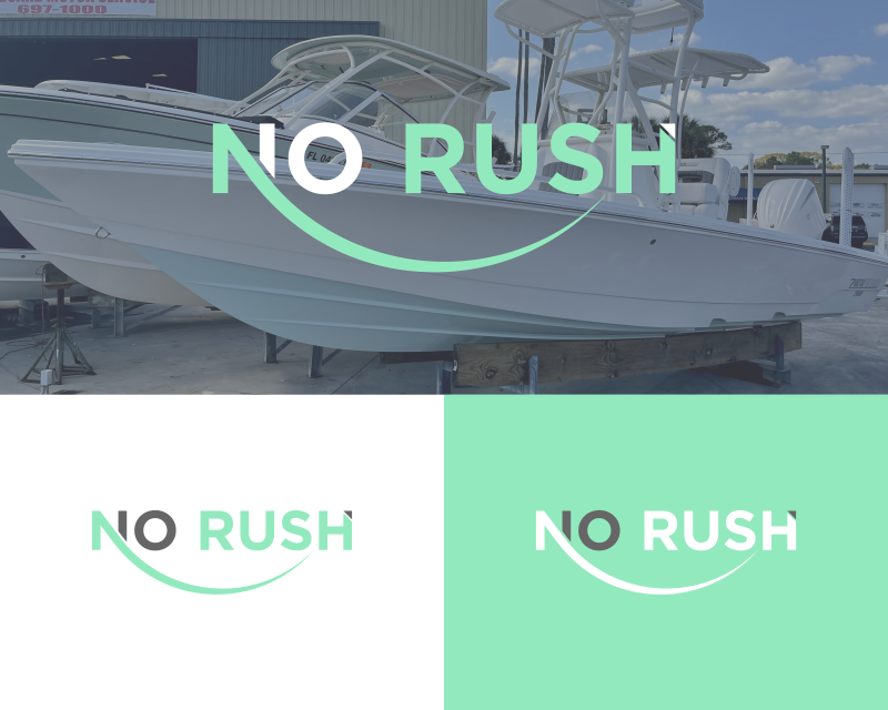 Logo Design entry 2848739 submitted by mazzehhh to the Logo Design for “No Rush” run by Adambomb72