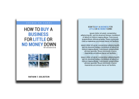 Graphic Design entry 2850711 submitted by Jheebsyn  to the Graphic Design for Course on Cards- How to Buy a Business for Little or No Money Down- WorkBook run by marketing@vestedbb.com