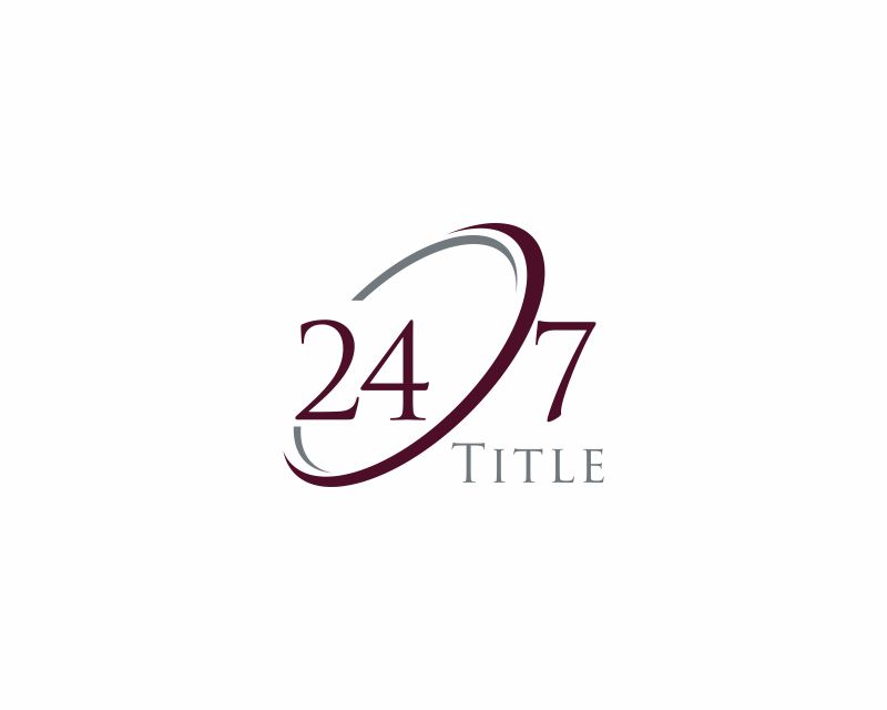 Logo Design entry 2856424 submitted by ikho to the Logo Design for 24/7 Title run by Jaredt