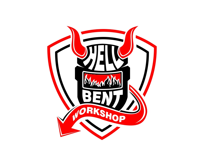Logo Design entry 2859088 submitted by R1VAN2 to the Logo Design for Hell Bent Workshop run by hellbent