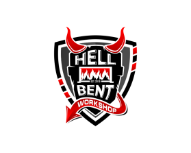 Logo Design entry 2859088 submitted by andsue to the Logo Design for Hell Bent Workshop run by hellbent