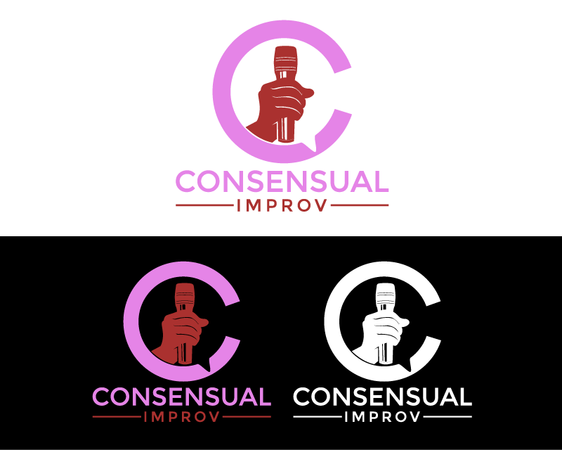Logo Design entry 2863603 submitted by balsh to the Logo Design for Consensual Improv run by ryanhoney