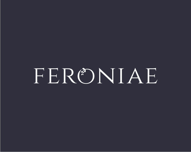 Logo Design entry 2871435 submitted by gEt_wOrk to the Logo Design for feroniae run by Feroniae