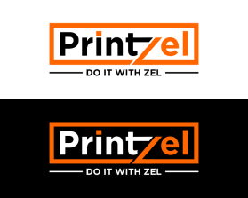 Logo Design entry 2863670 submitted by brogs to the Logo Design for PrintZel run by zelklkord